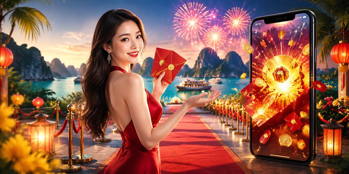 Người dùng nhận thưởng phong bao đỏ mùa lễ hội tại Hạ Long và xem thông tin thanh toán